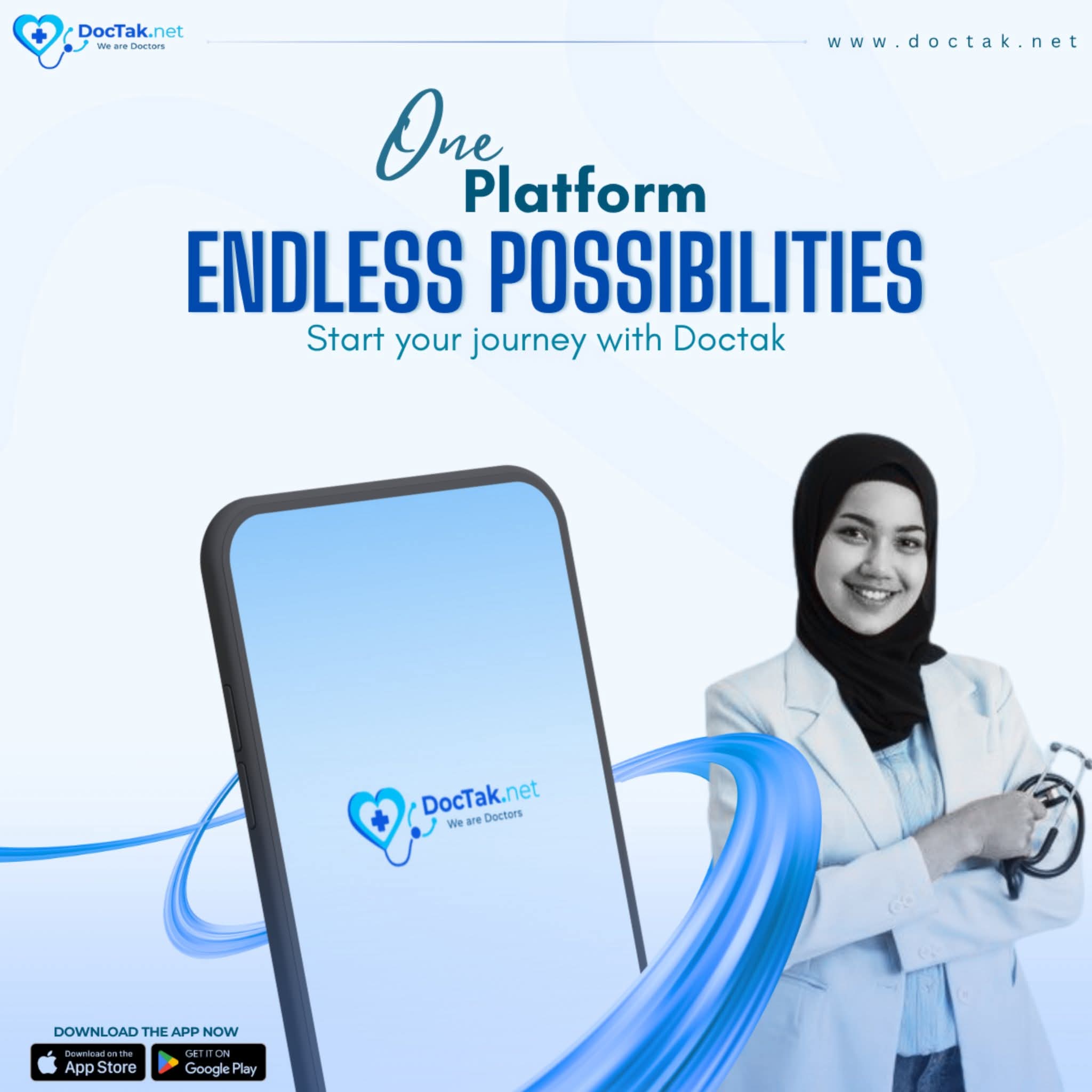 DocTak app interface mockups